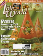 TOLE WORLD - DECORATIVE ART - OCTOBER 2004