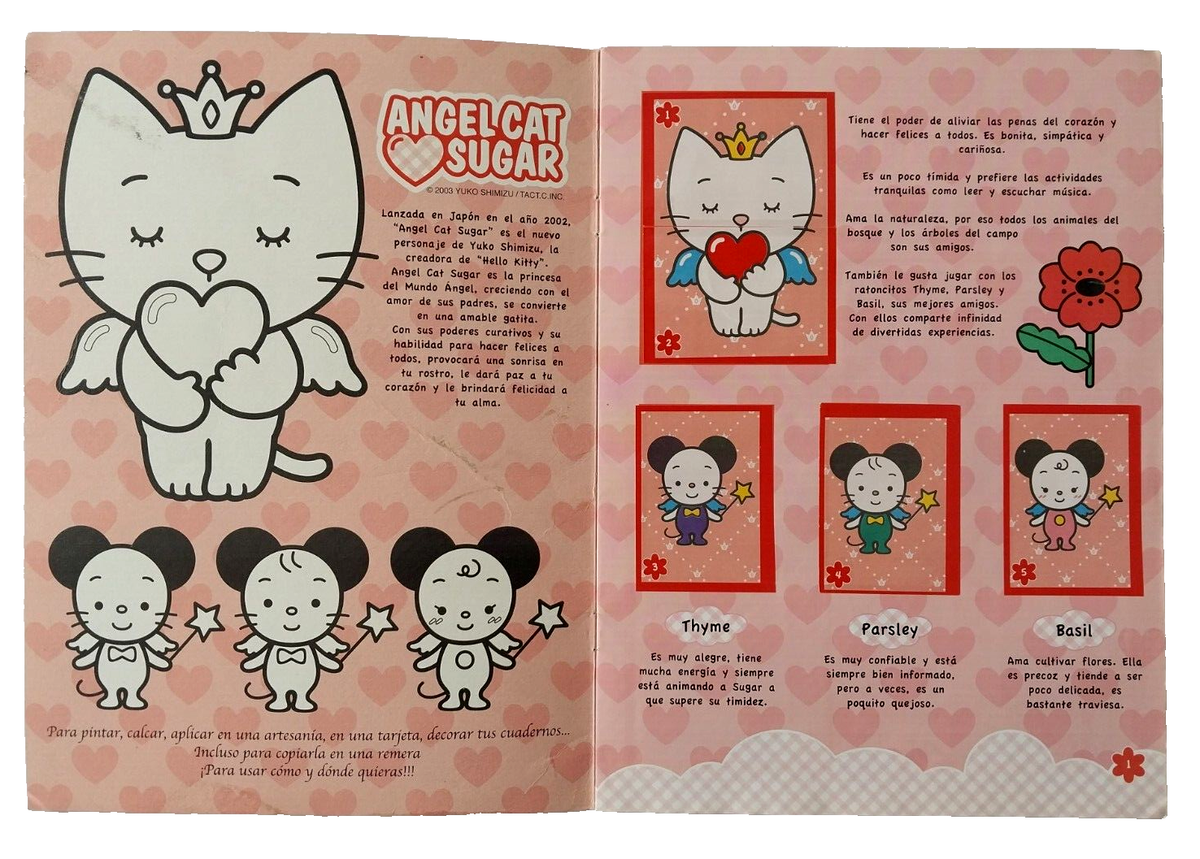 Angel Cat Sugar Complete Sticker Album 2011 Argentina Edition Not