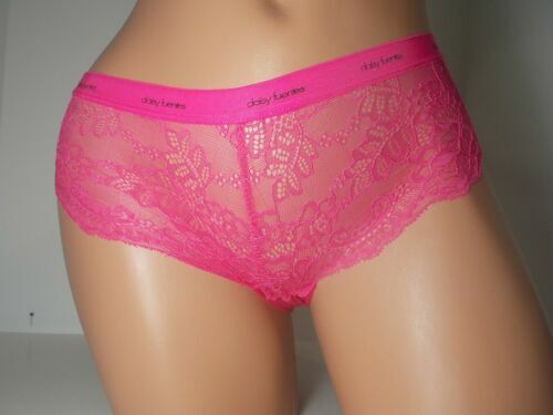 3 Paar Größe 8 Daisy Duke Style WEISS 100 % Nylon HIP
