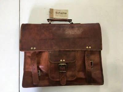 mens leather satchel bag australia