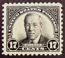 US STAMPS #623 17c WILSON MINT MOGNH cv $20