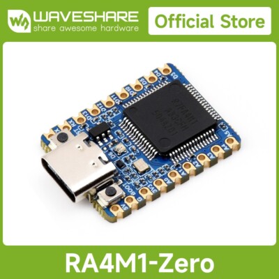 Waveshare RA4M1-Zero Mini Development Board, Based On 32-bit MCU-RA4M1 48MHz