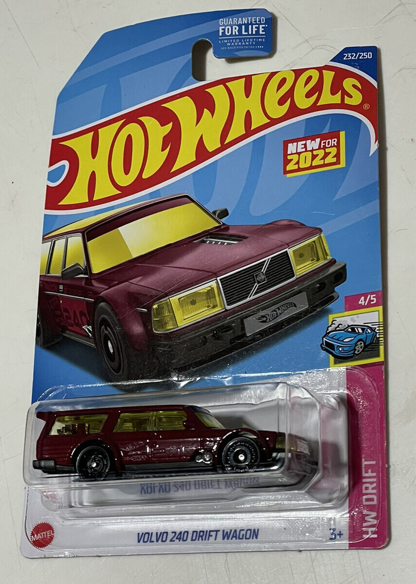 Carro Hot Wheels Volvo 240 Drift Wagon Hct20 Vinho P