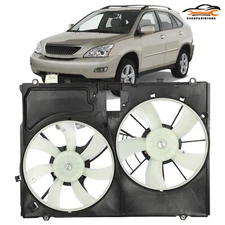 For 2004-2006 Lexus RX330 3.3L Electric Radiator Condenser Cooling Fan Assembly