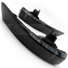 FORD FOCUS MK2 & MK3 08-17 SMOKED BLACK SIDE DOOR WING MIRROR INDICATORS LENSES