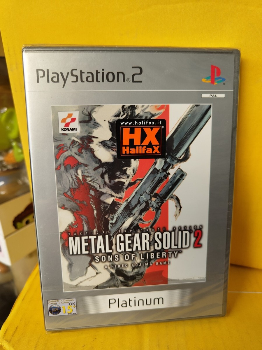 PS2ソフト　L GEAR SOLID 2  希少品 Metal Gear Solid 2 Sons of Liberty Sony PS2 PlayStation 2 PAL