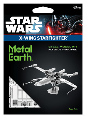 Fascinations Metal Earth Star Wars X-WING STARFIGHTER Laser Cut