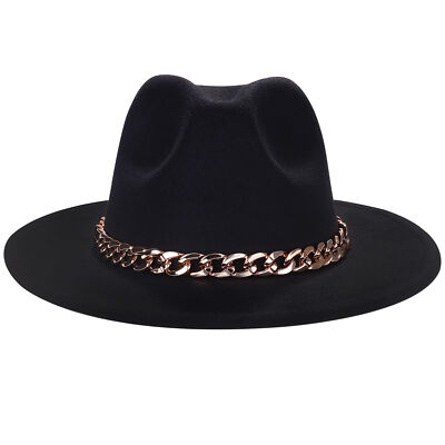 Cuban‎ chain link fedora NiKole King GLAM Boutique main image 2