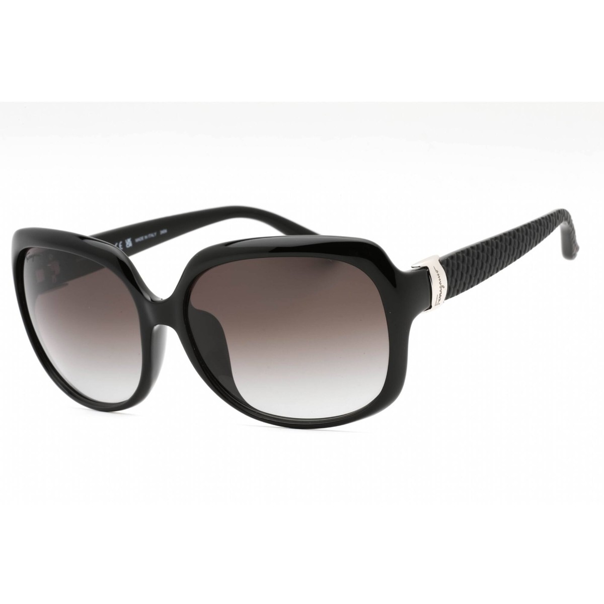 Salvatore Ferragamo Black Women\'s Oversized Sunglasses Rectangular frame sunglasses - Women | Ferragamo main image 2
