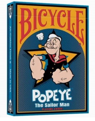 Fahrrad Spielkarten - Popeye