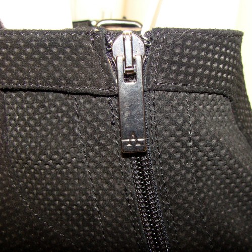 NEW! AQUATALIA BLACK SUEDE ANKLE BOOTS BUCKLE SIZE 9.5M DB3 - Picture 5 of 12