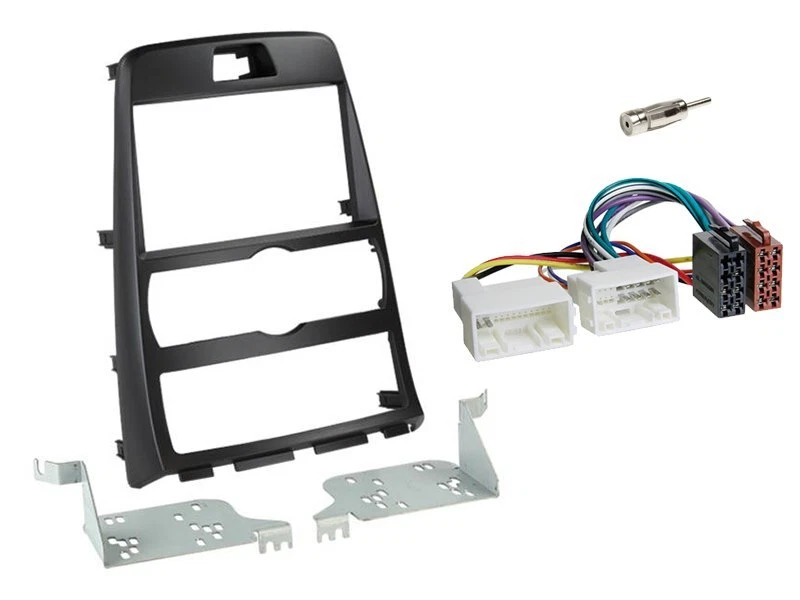 JVC Autoradio Touchscreen Bluetooth USB für Hyundai Genesis 2010-2013 schwarz - Bild 2 von 4