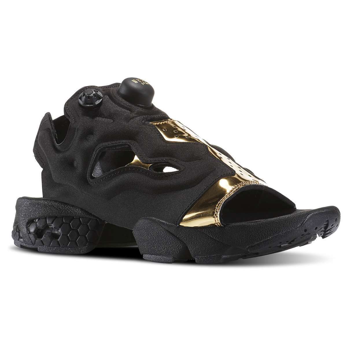 Womens INSTAPUMP FURY Sandals Black 5 35 EU Slip On BD3184 NEW | eBay