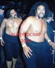 SAMOANS AFA & SIKA WRESTLER 8 X 10 WRESTLING PHOTO WWWF