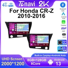 For Honda CR-Z 2010-2016 Car Radio Carplay GPS Android Multimedia Player Screen