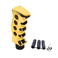Gold Pistol Gun Grip Handle Resin Car Manual Gear Stick Shifter Lever Shift Knob Gold Pistol Gun Grip Handle Resin Car Manual Gear Stick Shifter Lever Shift Knob