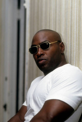 Rapper Devastator X appears in a portrait taken backstage at the M- Old Photo 2