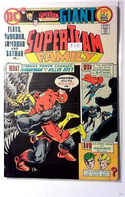 Super-Team Family #3 (1976) DC Comics Hawkman 1st Print Comic Book