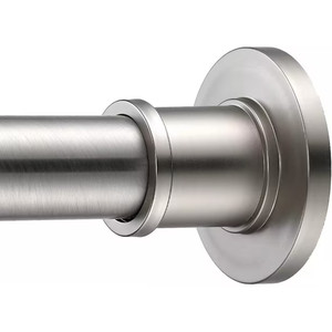 BRIOFOX 62-105 Inch Industrial Shower Curtain Rod | Non-Slip, Rustproof Steel
