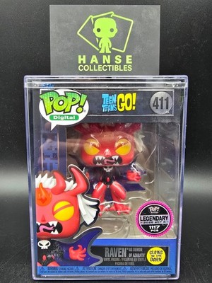 Funko Pop Digital Teen Titan Go Nr. 411 Raven Legendary LE 1117