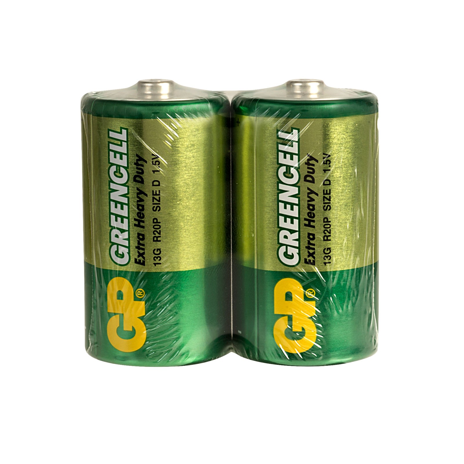 GP Greencell Zinc Chloride D Battery - Pack of 2