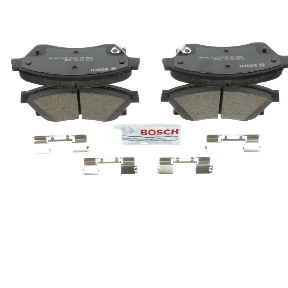Kit de pastillas de freno y rotor de cerámica Bosch QuietCast para 13-14 Chevrolet Sonic RS LTZ Foto 2 de 4