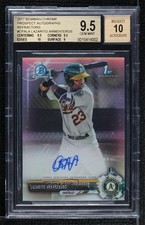 2017 Bowman Chrome Prospect Refractor 108/499 Lazaro Armenteros BGS 9.5 Auto 4f5