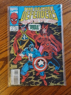 The Secret Defenders #7 Marvel Spider-Man Dr Strange 1993