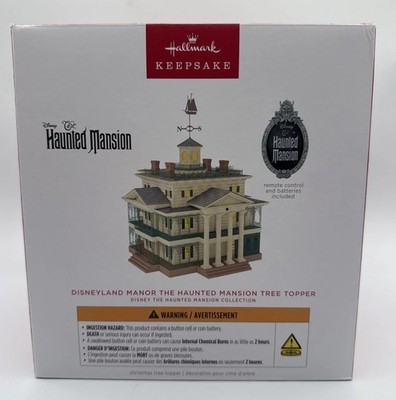 Hallmark Keepsake 2025- Disneyland Manor The Haunted Mansion - Tree Topper New