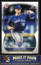 Hunter Owen 1st 2023 Bowman Draft #BD-5 Kansas City Royals