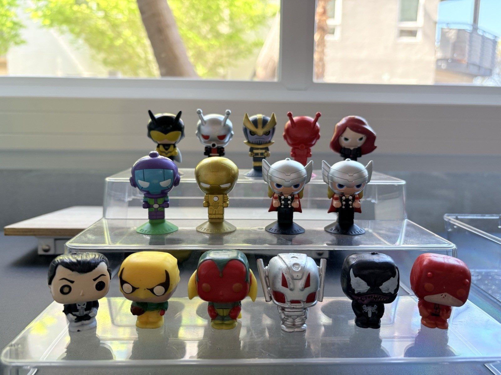 *Set of 15, see photos* Collection of Marvel Mini Figurines 