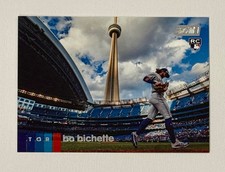 2020 Stadium Club Oversized Box Toppers #OBBB Bo Bichette RC SP CN Tower