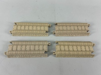 Set of 4 Trackmaster 4.25'' Plastic Tan Track Piece Thomas & Friends Replacement