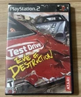 Test Drive Eve of Destruction Sony PlayStation 2 2004 Ps2. No Manual