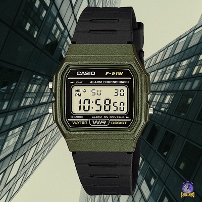 CASIO F-91WM-3AJH   Armbanduhr Collection Japan Only Herren  JDM-Modell 