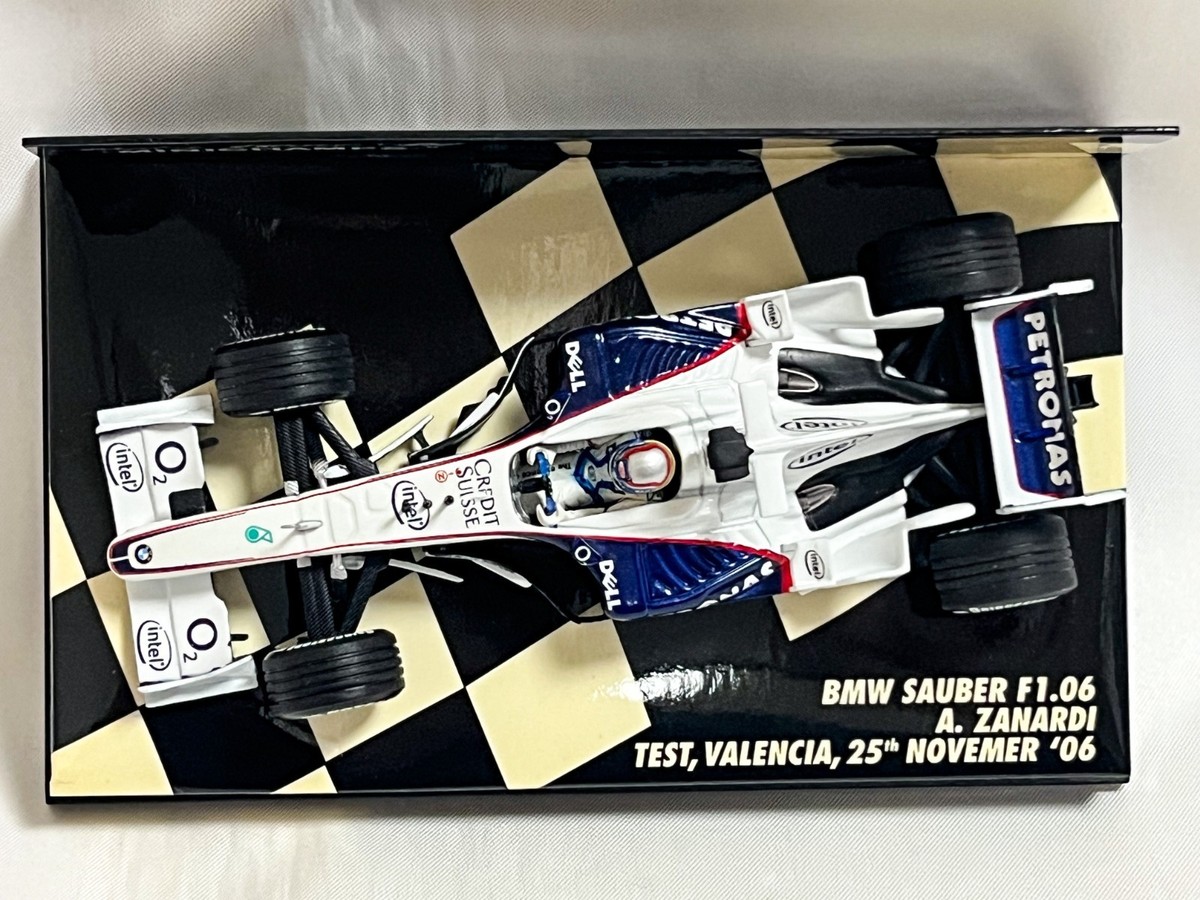Minichamps 1/43 BMW Sauber F1.06 Alex Zanardi Valencia Test 2006
