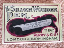 The Silver Wonder Pen No 1922 Nibs X8 New and X2 Used See Photos