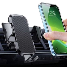 2IN1 360° Universal Air Vent Mobile Phone Holder Car Suction Mount Stand Cradle