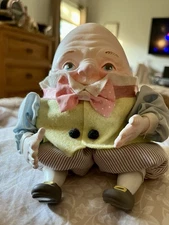 Vintage 1960’s Humpty Dumpty Collectible Shelf Sitter Doll Figure