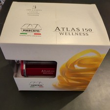 Marcato Pasta Maker Compatible with 11 Extra Attachments - Atlas 150 - Red