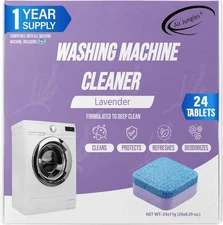 Washing Machine Cleaner Tablets 24 Count, Lavender Scent