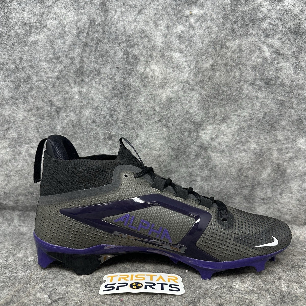Nike Alpha Menace 4 Elite Black Purple‎ Football Cleats Size 12.5 Amazon.com | Nike Alpha Menace Pro 2 Mid Football Cleats  main image 4
