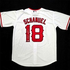 Nolan Schanuel signed Angels Jersey autograph ~ Beckett BAS