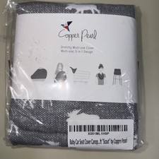 Copper Pearl Scout 5-in-1 Multi-Use Baby Car Seat Nursing Cover Moose Print New