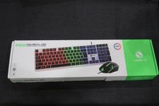 Limeme GTX350 LED Gaming Mouse Keyboard Combo Wired Colorful Light Computer Set