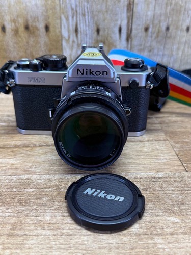 Nikon F Eye Level Late Model Black Body+Zoom Nikkor non-Ai 3.5/43-86mm