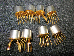 8pcs Teledyne DPDT TO-5 can Relay 12V  1A 28VDC NON-LATCH