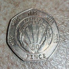 1998 NHS 50th Anniversary Fifty Pence Coin Circulated