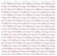 Merry Everything Christmas 12x12 Scrapbook Paper - 4 Sheets