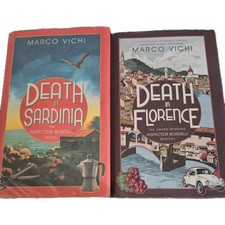 Marco Vichi Detective Books of 2 in very good condition